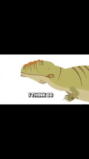 Dinosaurs went extinct 6667 million years ago #funny #meme #animation