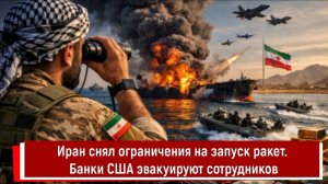 Иран снял ограничения на запуск ракет. Банки США эвакуируют сотрудников