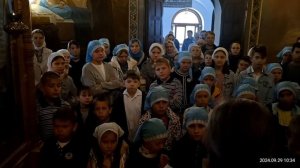 Молебен на начало учебного года для воспитанников Воскресной школы Благовест.