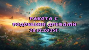 Работа с Родовыми Древами 28.12.2025г