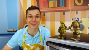 Не только пицца! Черепашки Ниндзя и Федя Капуки пекут овсяное печенье