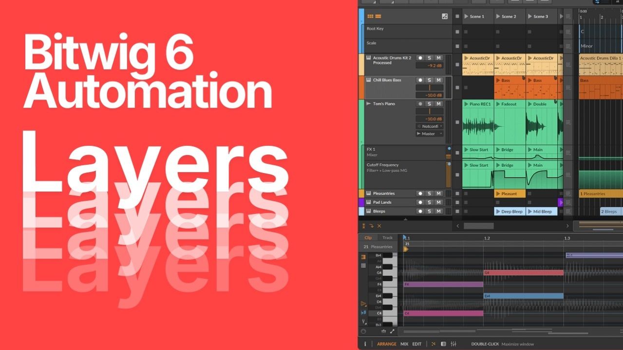Bitwig Studio 6: Automation Layering