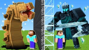 НУБ ЗАТРОЛЛИЛ ПРО МЕГА МОНСТРОМ В МАЙНКРАФТ ! НУБИК БИТВА МОБОВ И ТРОЛЛИНГ ЛОВУШКА В MINECRAFT