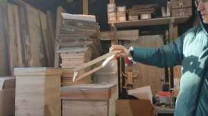 Улей МИКС 12рам, глухое дно, три магазина, стандартная крыша