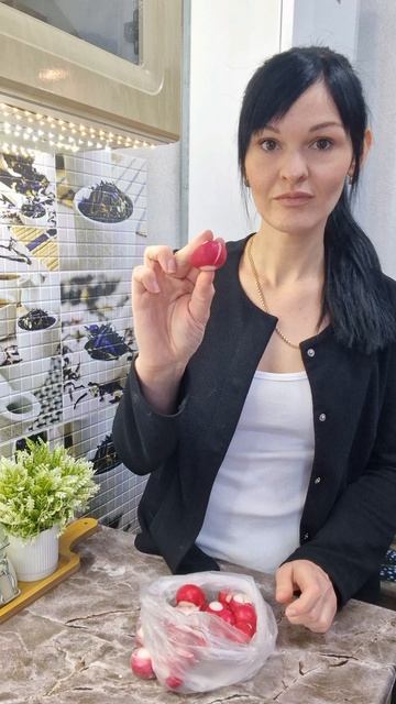 маринованная редиска!!! #новыйрецепт #рецепт #готовимподомашнему #быстроивкусно