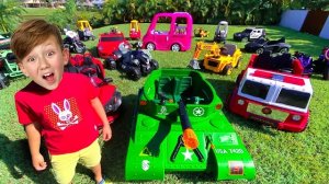 Сеня и его Веселые Истории про машинки Для Детей!...