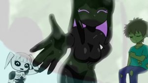 Нескучная жизнь дочери-крипера в Майнкрафте 2 часть, анимация