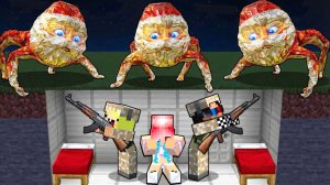 🎅🏻СТРОИМ БУНКЕР ЧТОБЫ ЗАЩИТИТЬ ЛЕСКУ ОТ ГУГУ ГАГА В МАЙНКРАФТ! ШЕДИ МЕН MINECRAFT