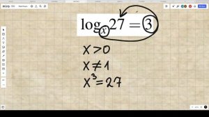 Простейшее логарифмическое уравнение 525444