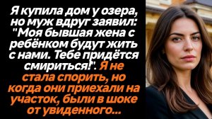 Жизненные истории/Моя бывшая жена с ребёнком будут жить здесь! - заявил муж, когда я купила дом у оз