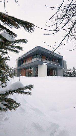 Современный дом у леса на Рублевке