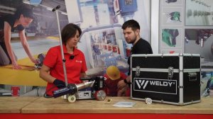 Сварочный аппарат горячего воздуха шов 40мм, евроштекер WELDY Roofer RW3400 145.450