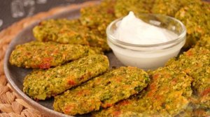 КОТЛЕТЫ ИЗ БРОККОЛИ, ОВСЯНКИ И СЫРА
