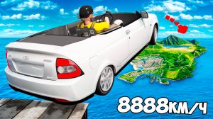 Как далеко чит тачка улетит с огромного трамплина в ГТА 5? GTA 5 Online