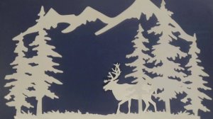 Силуэт ная анимация. Лесная сказка