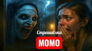 МОМО ДЕМОН МОНАХ В ОКНЕ. СТРАШИЛКИ.