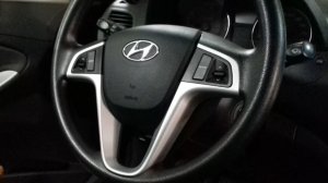 Установка мультируля на Хендай Солярис (Hyundai Solaris)