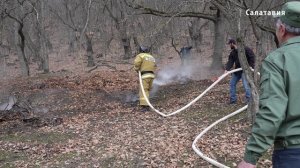 Совместные учения по тактике и технике тушения лесных и природных пожаров