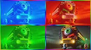 МЕГА ШКОЛЬНЫЙ АВТОБУС ПОЖИРАТЕЛЬ 🚌 Эпичный Ритм 🎶 Плитки Хоп Музыкальная Битва