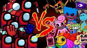 Амонгус Против Всех Персонажей Poppy Playtime 1-5