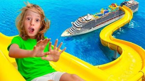 Настя и Эвелин отправляются в круиз