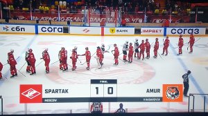 Обзор матча Фонбет КХЛ СПАРТАК - АМУР