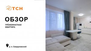 Трёхкомнатная квартира в р. п. Свердловский (78,5 м²)