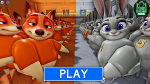 100 НИКОВ против 100 ДЖУДИ в ПОБЕГЕ ИЗ ТЮРЬМЫ БАРРИ! Новый страшный Обби #Roblox