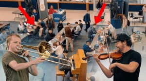 200 students shocked by Shostakovich flash mob