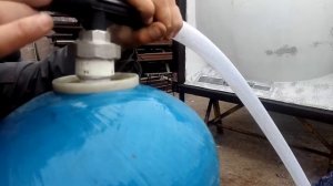 Замена загрузки в фильтре при помощи эжектора