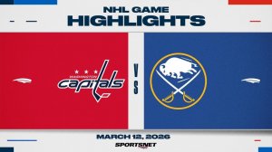 13.03.2026 | ОБЗОР МАТЧА | Баффало Сэйбрз - Вашингтон Кэпиталз | Highlights
