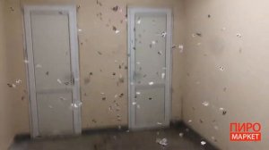 Пневмохлопушка Maxem CM036 микки маус серпантин 100% двустор цветная бумага, 25х50 мм  туба 30см