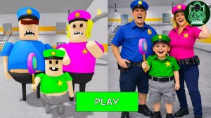 Все морфы в реальной жизни ПОБЕГ ПОЛИЦЕЙСКОЙ СЕМЬИ #ОББИ #roblox