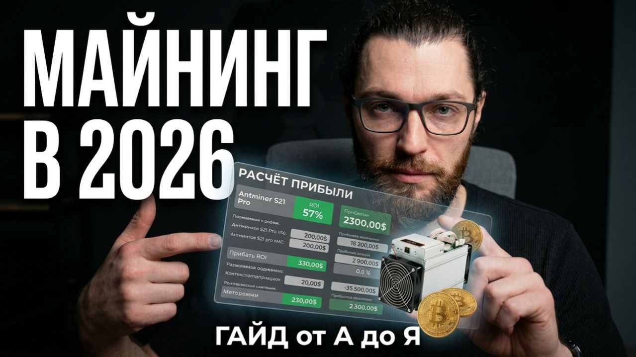 Майнинг в 2026 | Полная инструкция для новичков смотреть онлайн
