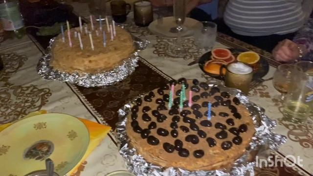 Песня и торт. Денису 12 лет