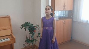 Шеметова Ангелина - Русская народная песня  "Как на тоненький ледок".mp4