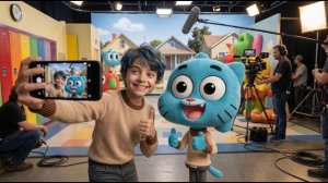 Что если УДИВИТЕЛЬНЫЙ МИР ГАМБОЛА станет реальным? Гамбол и Дарвин в клипе