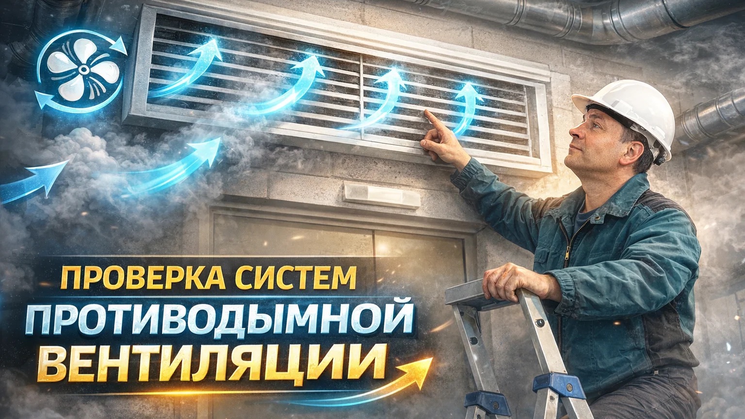 ИСПЫТАНИЕ ПРОТИВОДЫМНОЙ ВЕНТИЛЯЦИИ