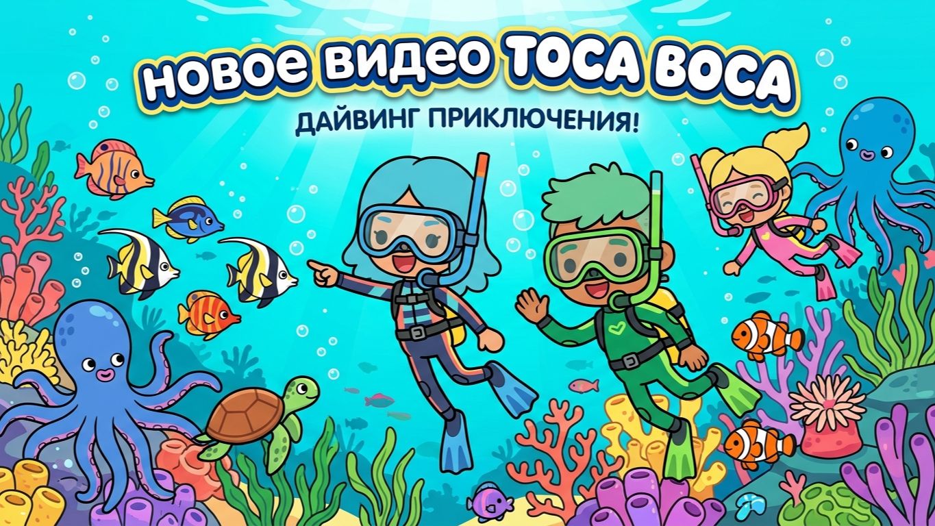 КОСМИЧЕСКАЯ КОМАНДА МОРСКОЕ ПРИКЛЮЧЕНИЕ Тока Бока