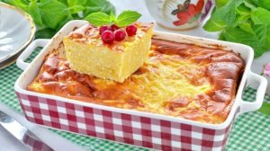 Лапшевник с творогом в духовке