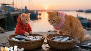 Этот котенок Мечтал о картошке Фри, Поэтому отправился в Эпическое приключение! 🍟🐾