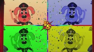 Шериф Лабрадор и Coffin Dance:  🐶🚓 Tiles Hop EDM Rush | Музыкальный челлендж