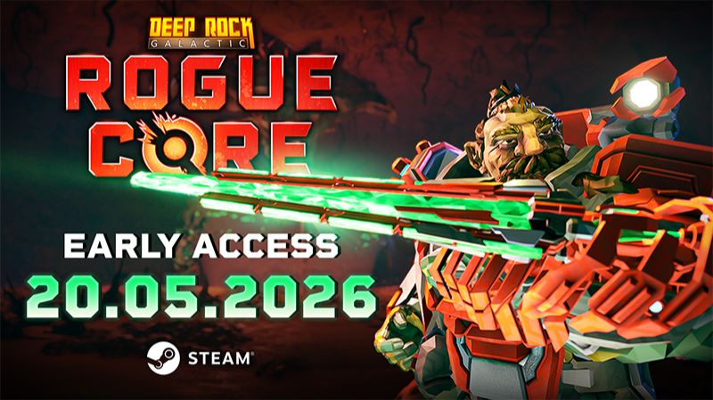 Deep Rock Galactic: Rogue Core - Трейлер с датой релиза в Раннем доступе