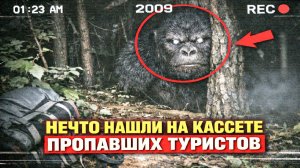 На видеокассете пропавших туристов заметили жуткое огромное существо в ночном лесу