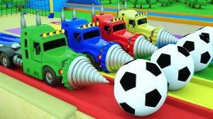 Узнайте как модернизировать радужные дорожные транспортные средства и сэкономить на футбольных мячах