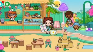 Секретки и эстетичные вещи в аквапарке в тока бока# Алиса Тока# Тока Бока Взлом🦊🎧🌊