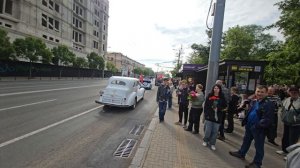 РетроАвтомобили парад победы