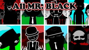 Incredibox - Sprunki ｜ ALL MR. Black в Different Моде｜ Normal Vs Horror