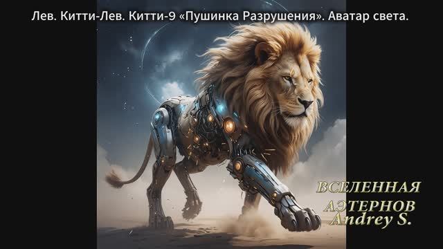 Лев. Китти-Лев. Китти-9 «Пушинка Разрушения». Аватар света. ВСЕЛЕННАЯ АЭТЕРНОВ .