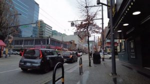 Даунтаун Ванкувера оживлённая городская жизнь прогулка по центру города март 2026 🌆